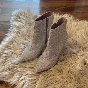 Rhinestone Ankle Boots